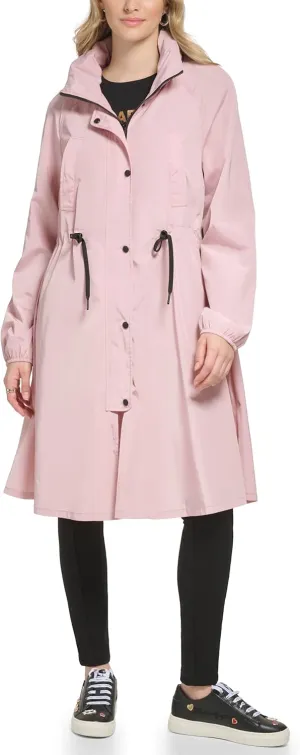 Karl Lagerfeld Paris Women's Belted Trench Coat