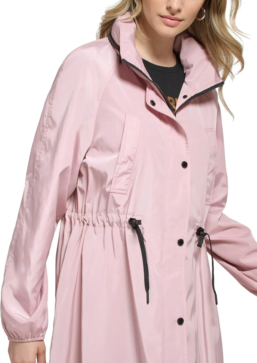Karl Lagerfeld Paris Women's Belted Trench Coat