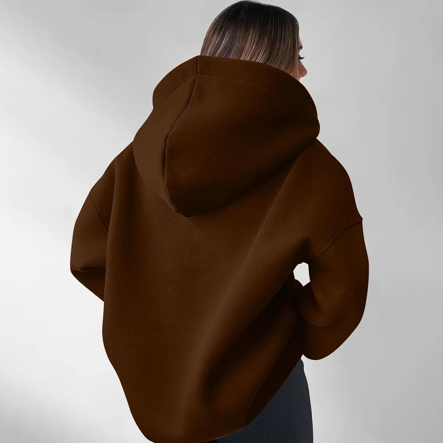 Lastesso Fall Fashion for Women 2024 Trendy Long Sleeve Hoodie Sweatshirt Oversized Comfort Pullover Preppy Clothes
