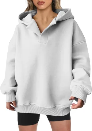 Lastesso Fall Fashion for Women 2024 Trendy Long Sleeve Hoodie Sweatshirt Oversized Comfort Pullover Preppy Clothes