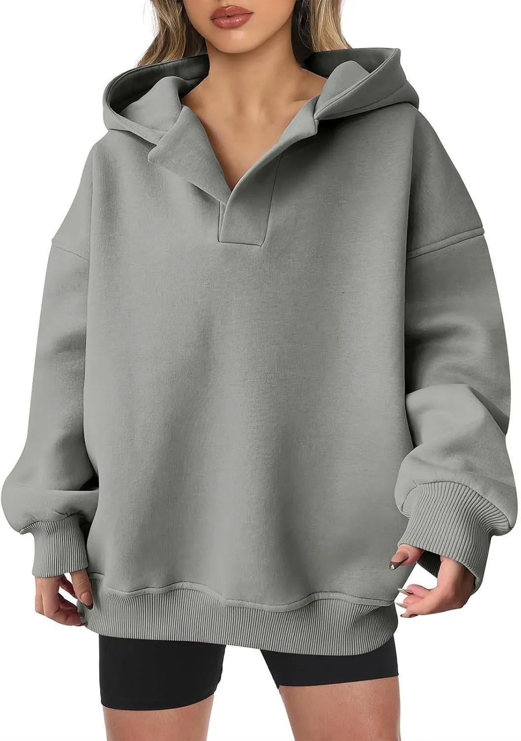 Lastesso Fall Fashion for Women 2024 Trendy Long Sleeve Hoodie Sweatshirt Oversized Comfort Pullover Preppy Clothes