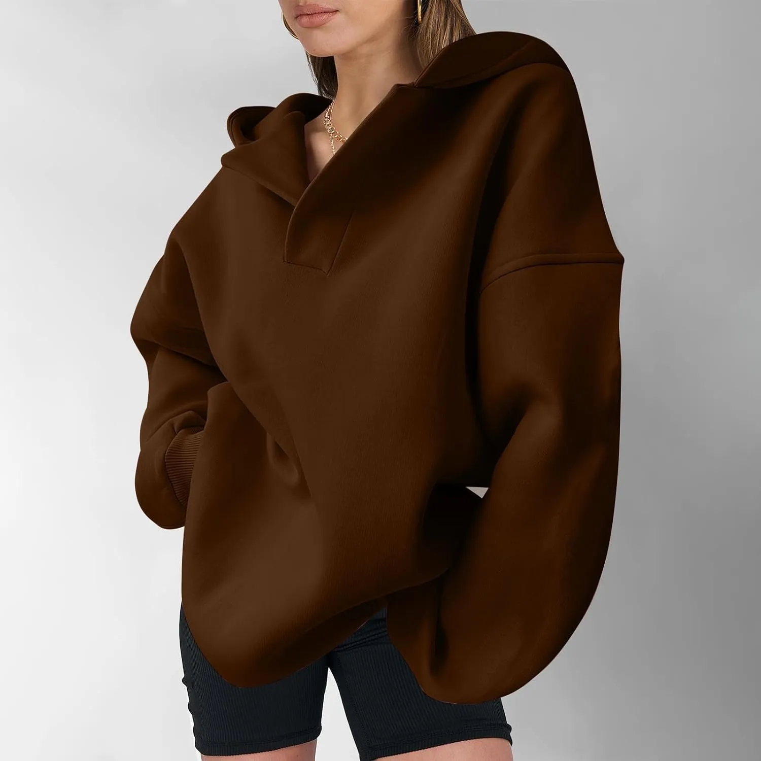 Lastesso Fall Fashion for Women 2024 Trendy Long Sleeve Hoodie Sweatshirt Oversized Comfort Pullover Preppy Clothes