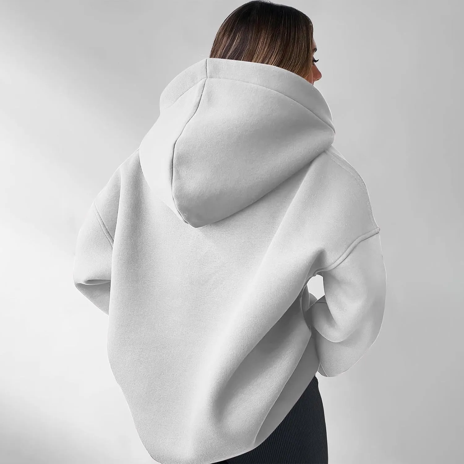 Lastesso Fall Fashion for Women 2024 Trendy Long Sleeve Hoodie Sweatshirt Oversized Comfort Pullover Preppy Clothes