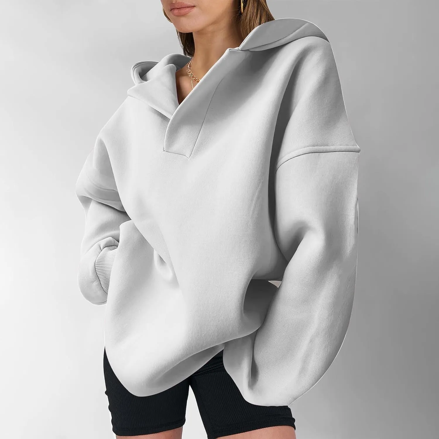 Lastesso Fall Fashion for Women 2024 Trendy Long Sleeve Hoodie Sweatshirt Oversized Comfort Pullover Preppy Clothes