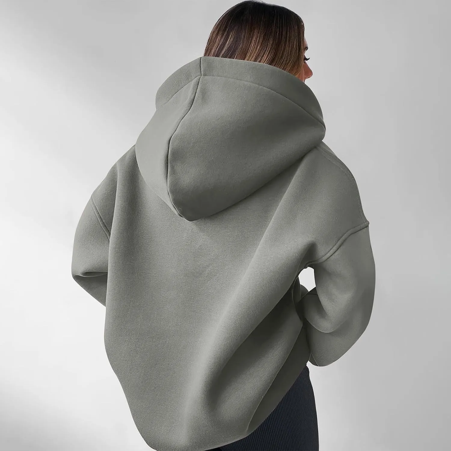 Lastesso Fall Fashion for Women 2024 Trendy Long Sleeve Hoodie Sweatshirt Oversized Comfort Pullover Preppy Clothes