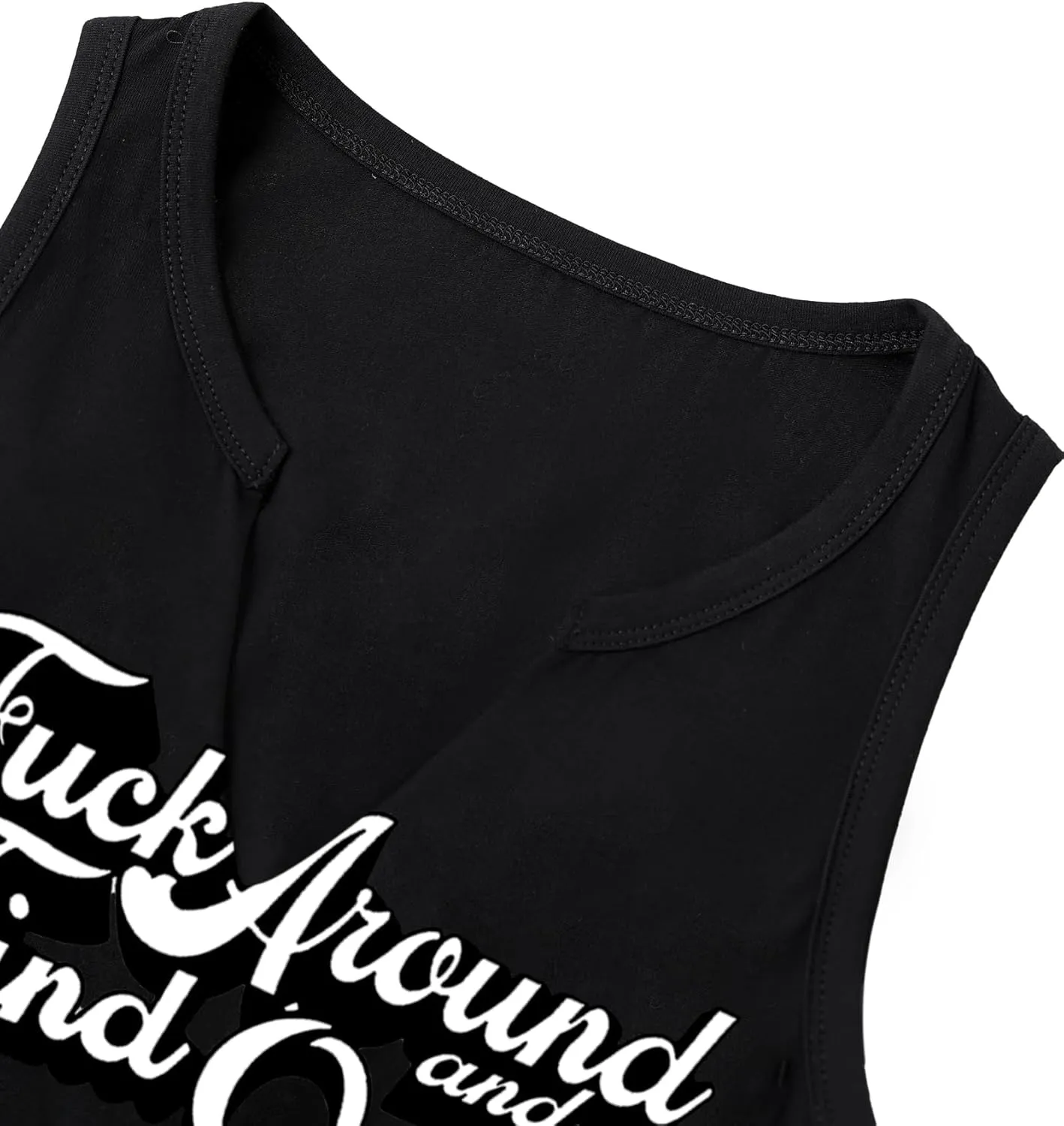 LovelyWholesale Graphic Crop Tank Tops for Women Sexy Summer V Neck Tank Tops