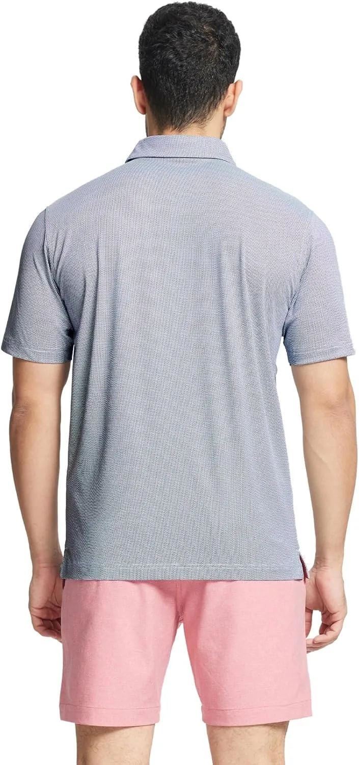M MAELREG Golf Shirts for Men Dry fit Sports Jacquard Lightweight Performance Texture Short Sleeve Collared Polo Shirts
