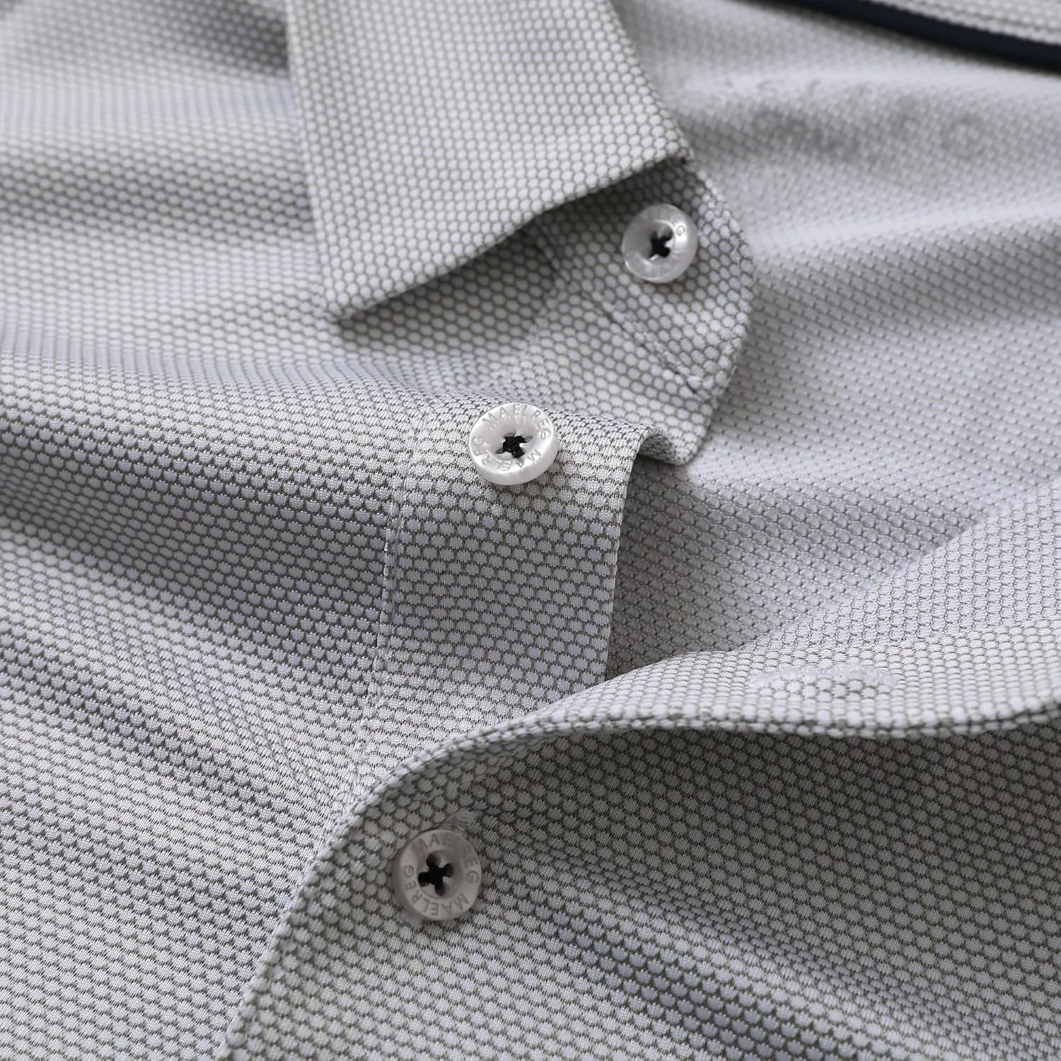 M MAELREG Golf Shirts for Men Dry fit Sports Jacquard Lightweight Performance Texture Short Sleeve Collared Polo Shirts