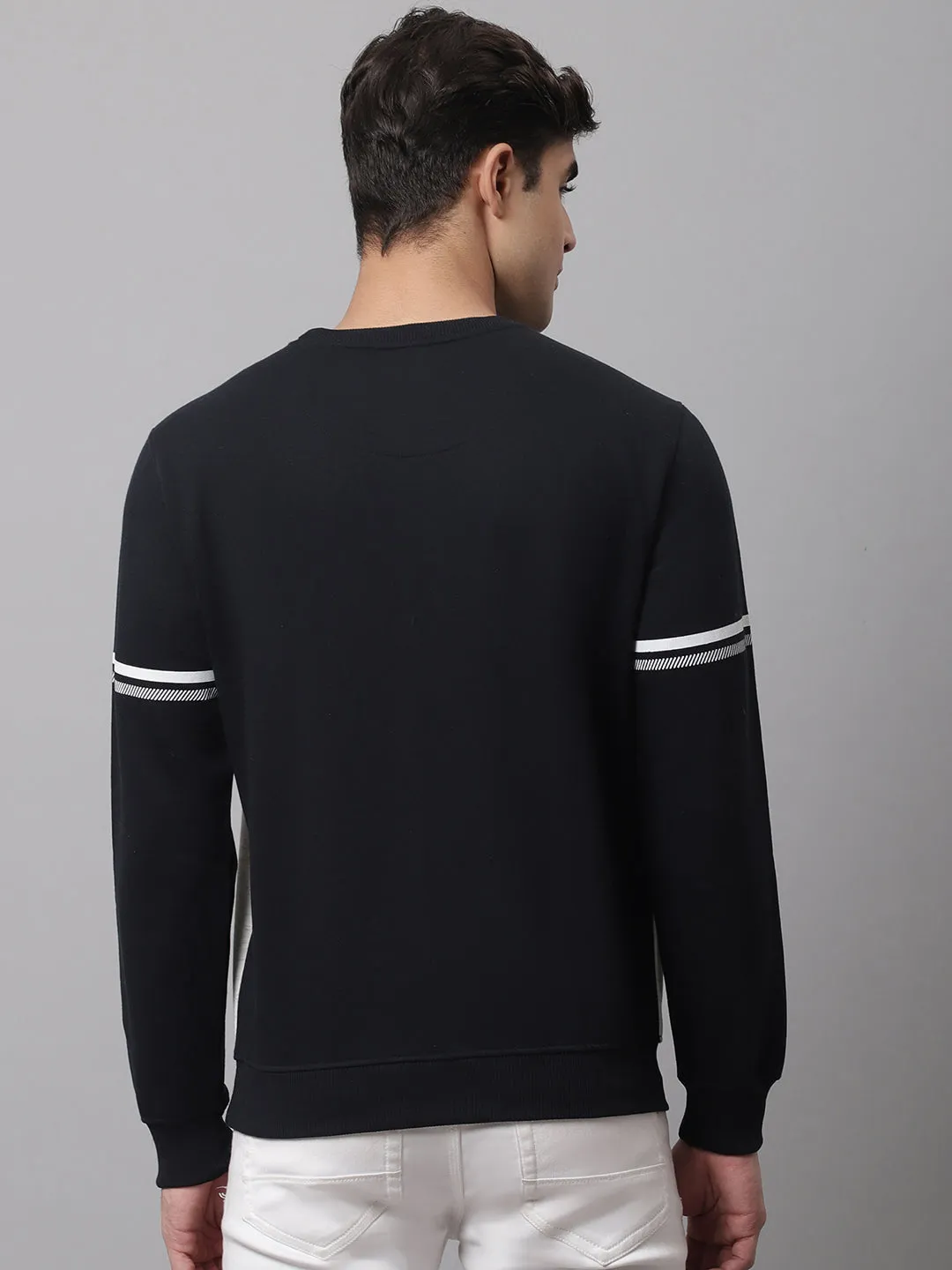 Men Off White Sweatshirt