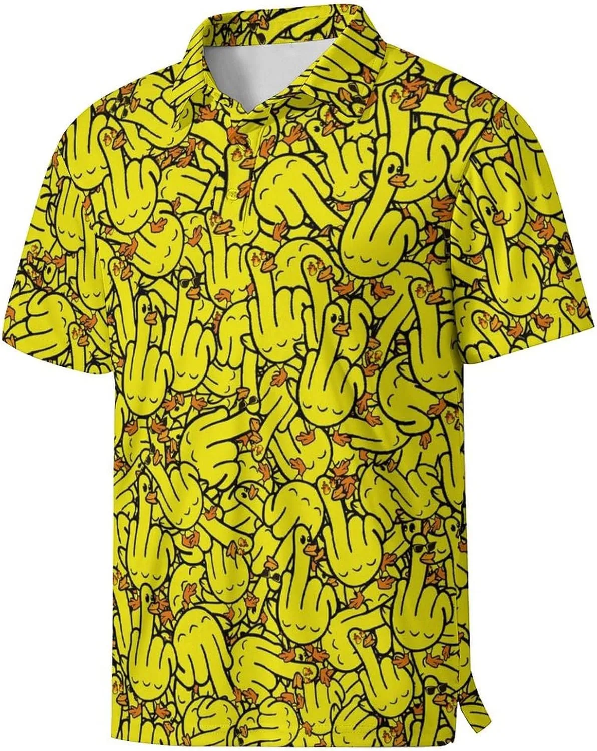 Mens Golf Shirts Shark Golf Polo Shirts for Men Short Sleeve Polo Shirts Golf Mens Polo