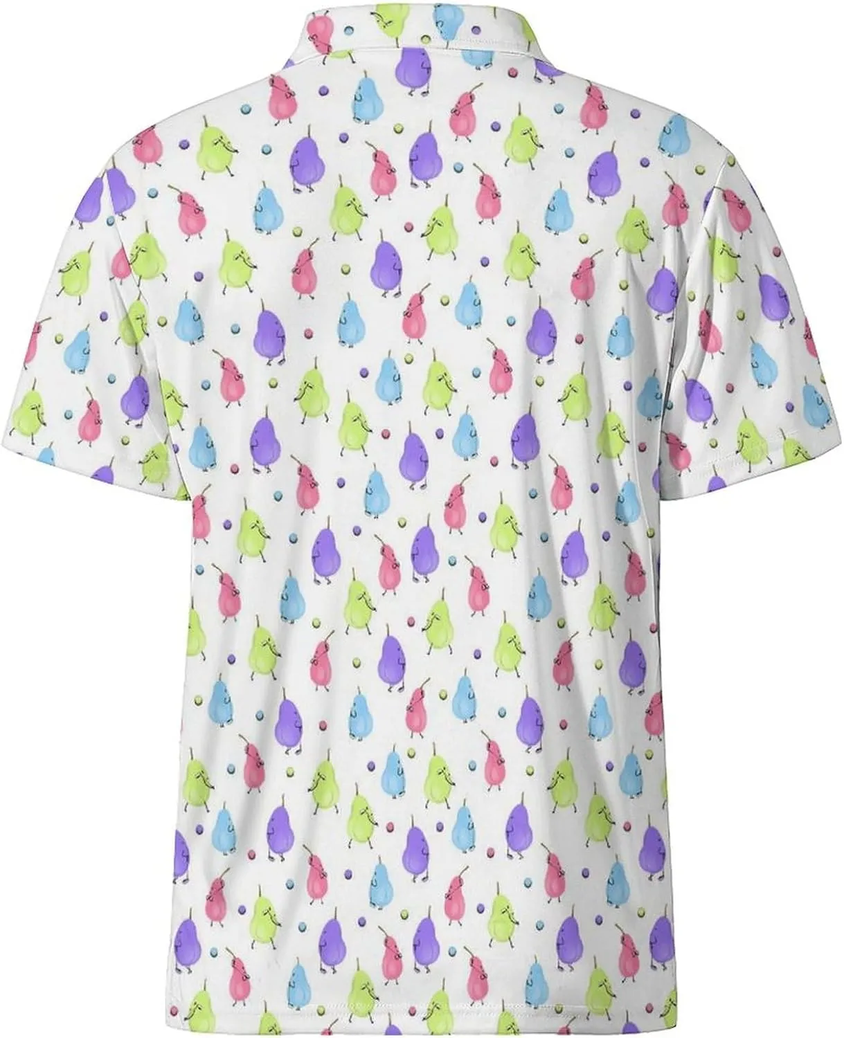 Mens Golf Shirts Shark Golf Polo Shirts for Men Short Sleeve Polo Shirts Golf Mens Polo
