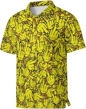 Mens Golf Shirts Shark Golf Polo Shirts for Men Short Sleeve Polo Shirts Golf Mens Polo