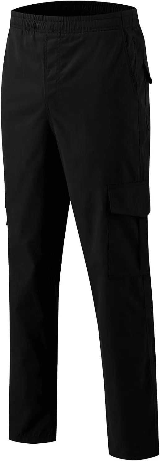 Men's Joggers Cargo Pants Drawstring Fashion Pants Sweatpants Casual Work Chino Pants with Pockets for Men