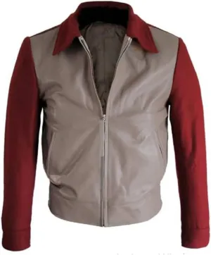 Mens Marty Future Mcfly Leather Jacket Costume Outwear -Marty Mcfly Jacket For Mens