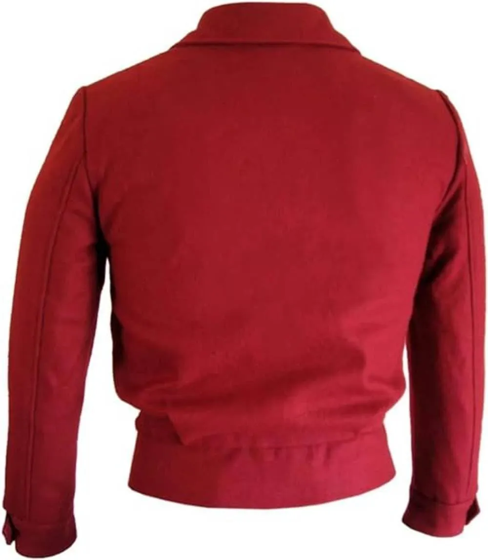 Mens Marty Future Mcfly Leather Jacket Costume Outwear -Marty Mcfly Jacket For Mens