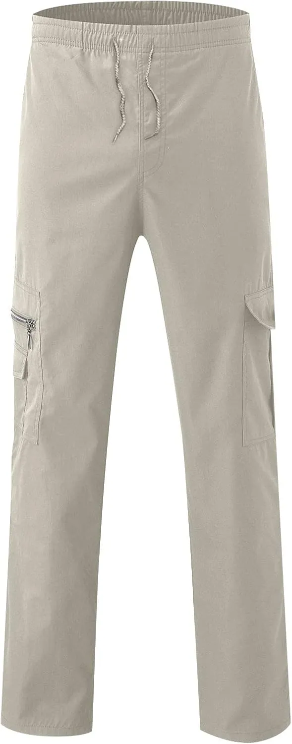Pants for Men Cargo Pants Sports Casual Jogging Trousers Lightweight Hiking Work Pants Outdoor Pant