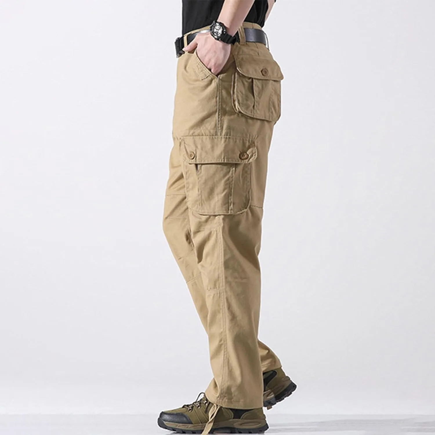 Pants for Men Cargo Work Pants for Men Men's Work Pants Relaxed Fit Fleece Lined Jeans Pants Men Mens Carpenter