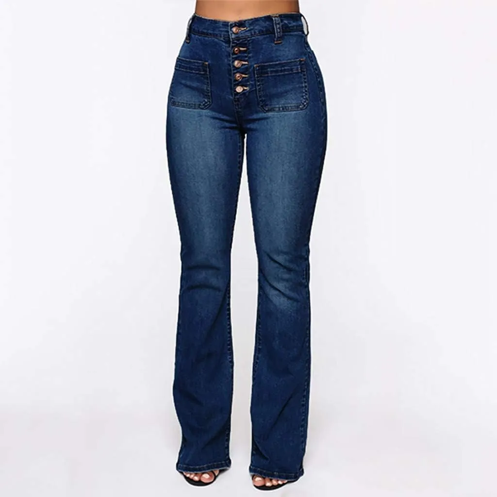 Pants for Women Up Pants Jeans Mid Womens Poket Lace Denim Casual Women's Jeans Pants for Women Straight Leg Jeans