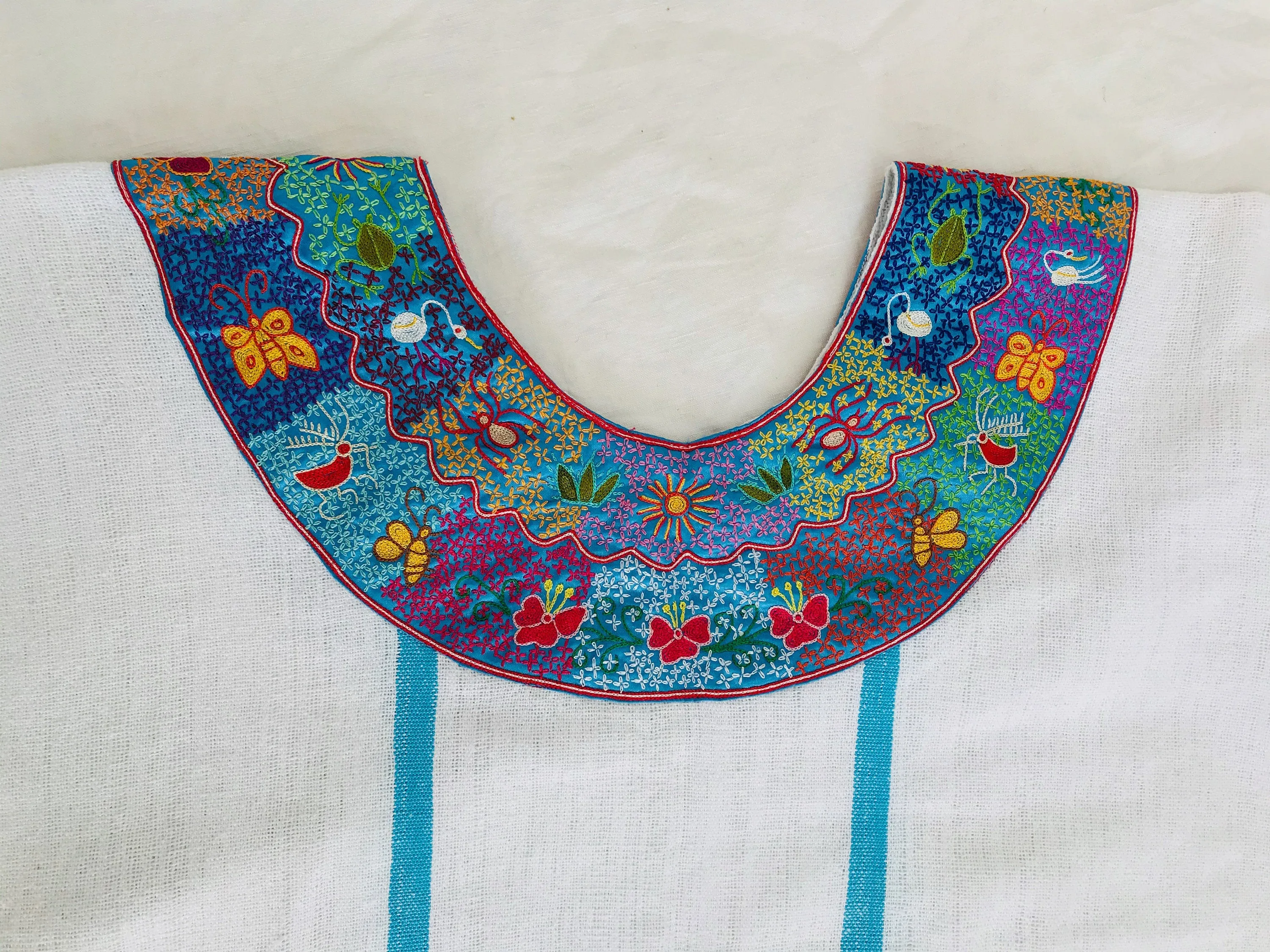 Pinotepa Nacional Huipil. Oaxaca, Mexico. Hand Woven