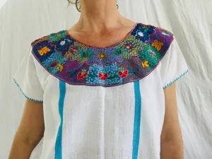 Pinotepa Nacional Huipil. Oaxaca, Mexico. Hand Woven