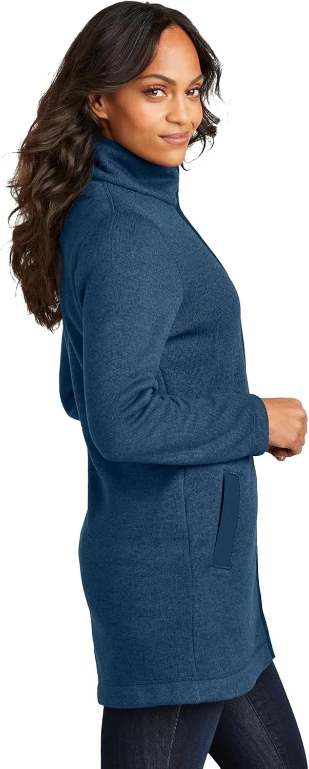 Port Authority Ladies Arc Sweater Fleece Long Jacket