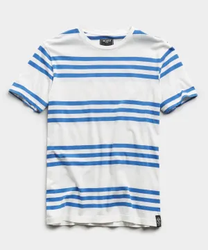 Portuguese Striped Tee in Blue