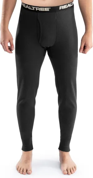 Realtree Men's Heavyweight Cotton Polyester Thermal Long Johns Underwear Bottom