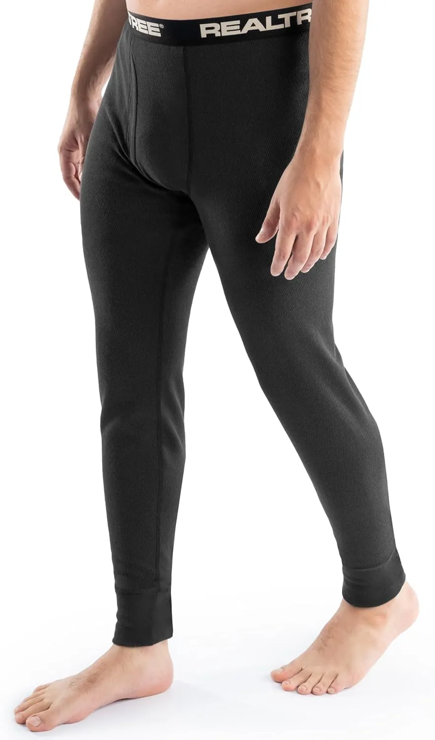 Realtree Men's Heavyweight Cotton Polyester Thermal Long Johns Underwear Bottom