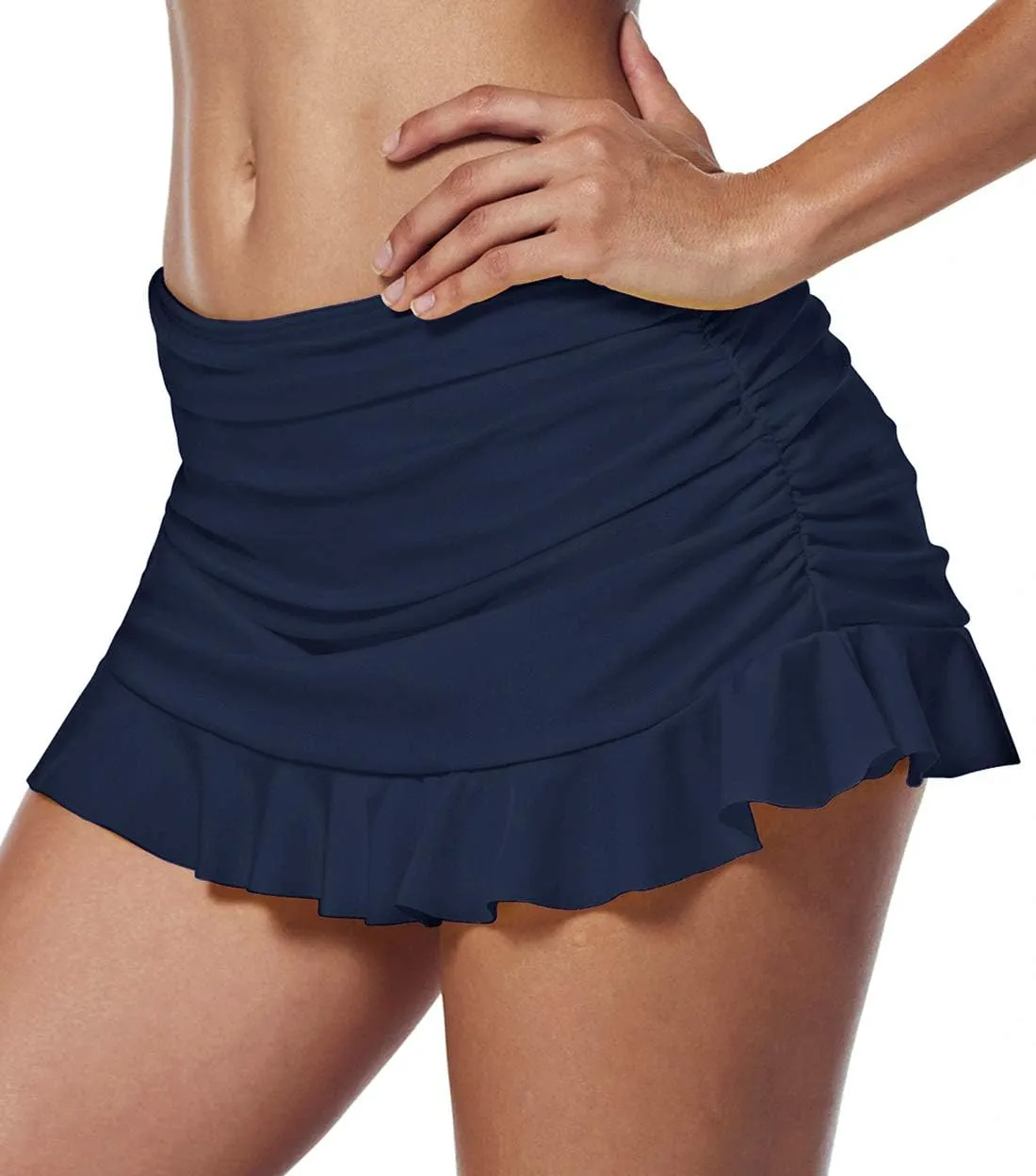Seagoo Swim Skirt Bottoms for Women Bikini Skirted Slimming Chlorine Resistant Swimwear