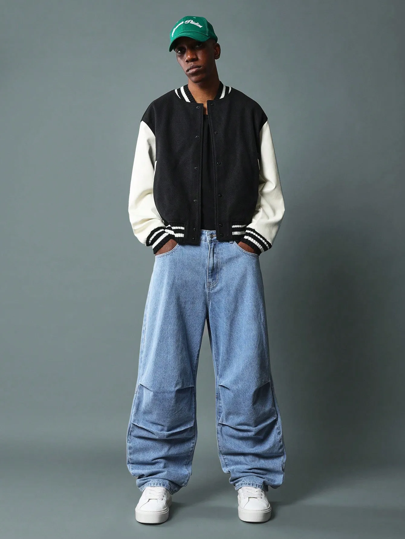 Skater Fit Parachute Washed Jean