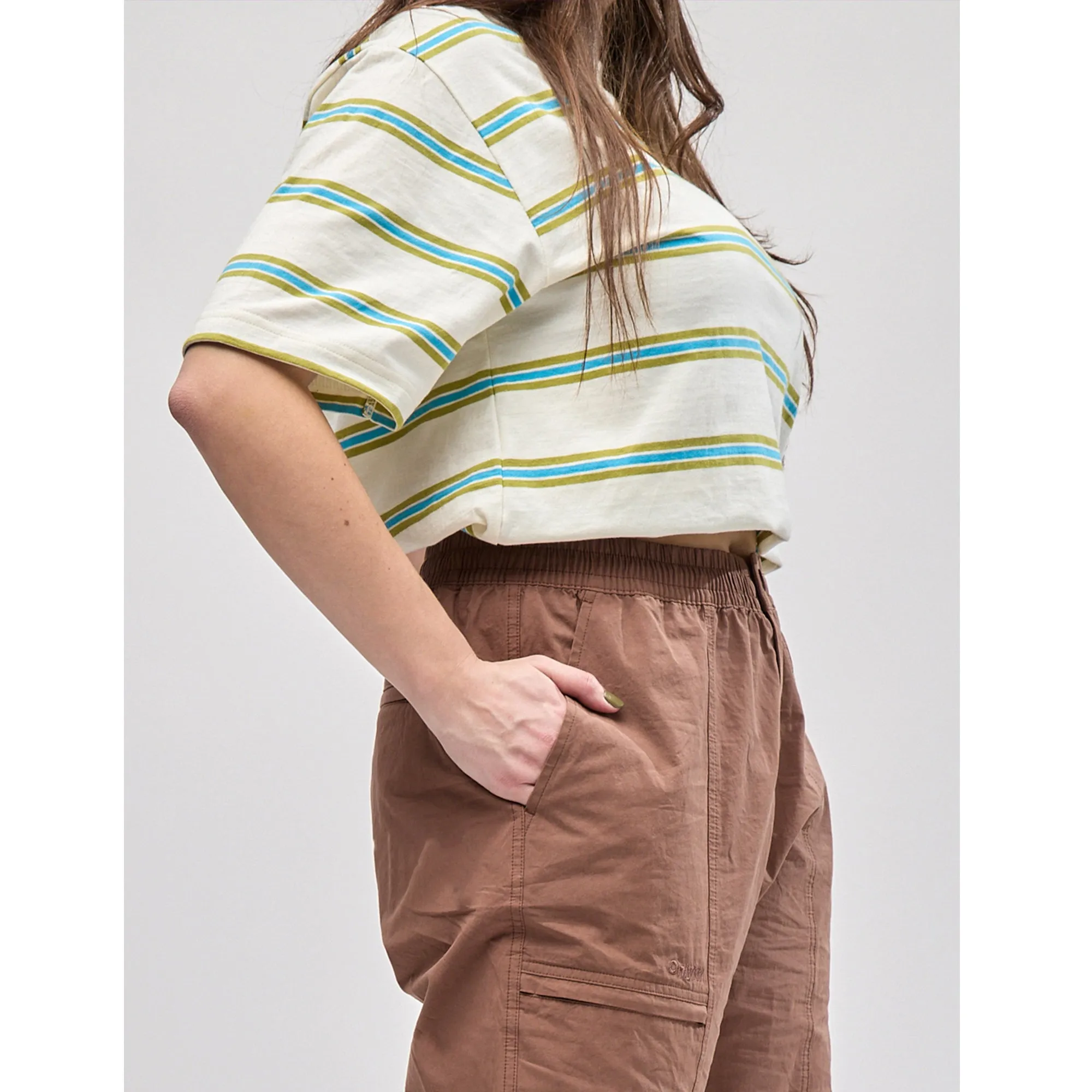 Sportswear Striped Crop T-Shirt