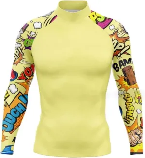 Surfing Shirts Sun Protection Clothing Men Cooling Dive Shirts Long Sleeve Quick Dry Swimsuit for Men
