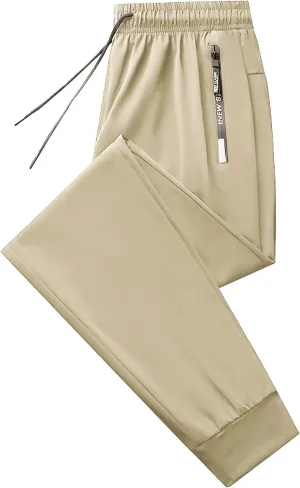 Sweatpant for Women Drawstring Elastic Waist Summer Jogger Pants Cinch Bottom Ice Silk High Waisted Athletic Trousers