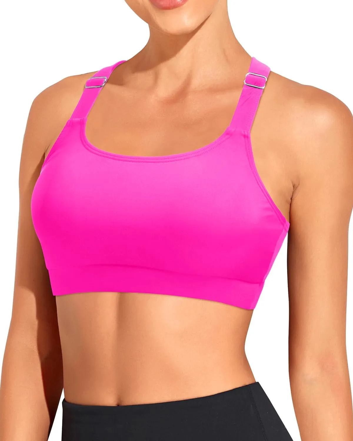 Tempt Me Women Sports Bra Bikini Tops Racerback Bathing Suits Top Padded Swim Tops Only