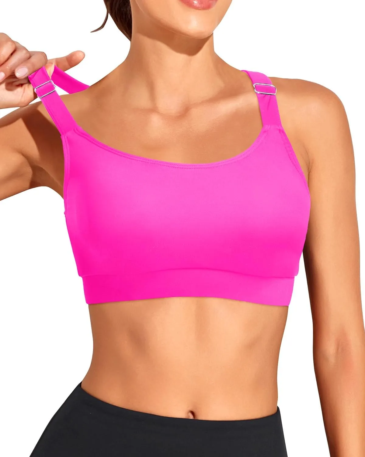 Tempt Me Women Sports Bra Bikini Tops Racerback Bathing Suits Top Padded Swim Tops Only