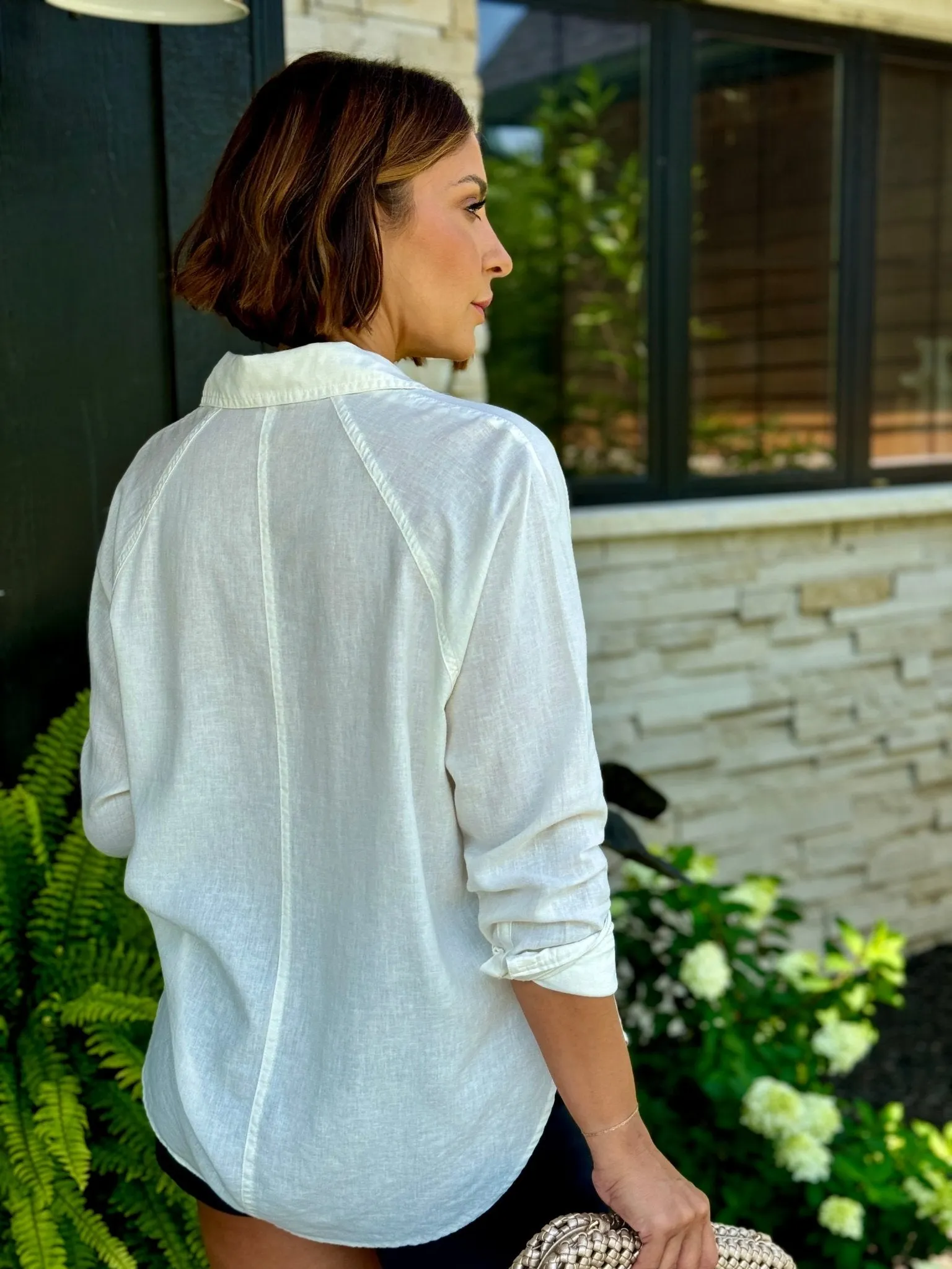 The Perfect Linen Top (White) by Z Supply
