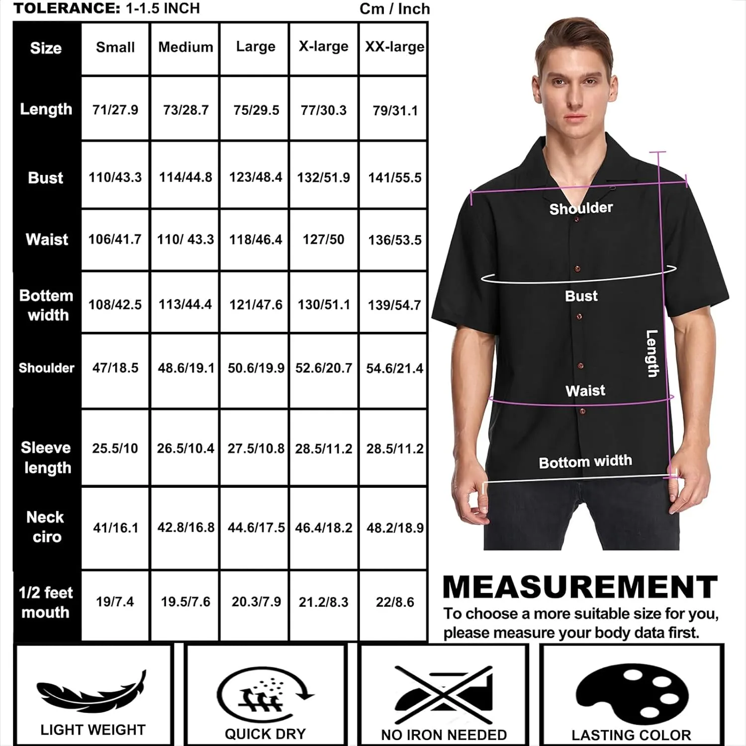 visesunny Novelty Mens Hawaiian Shirts Casual Tropical Short Sleeve Button Down Shirt Summer Beach Shirts S-XXXL