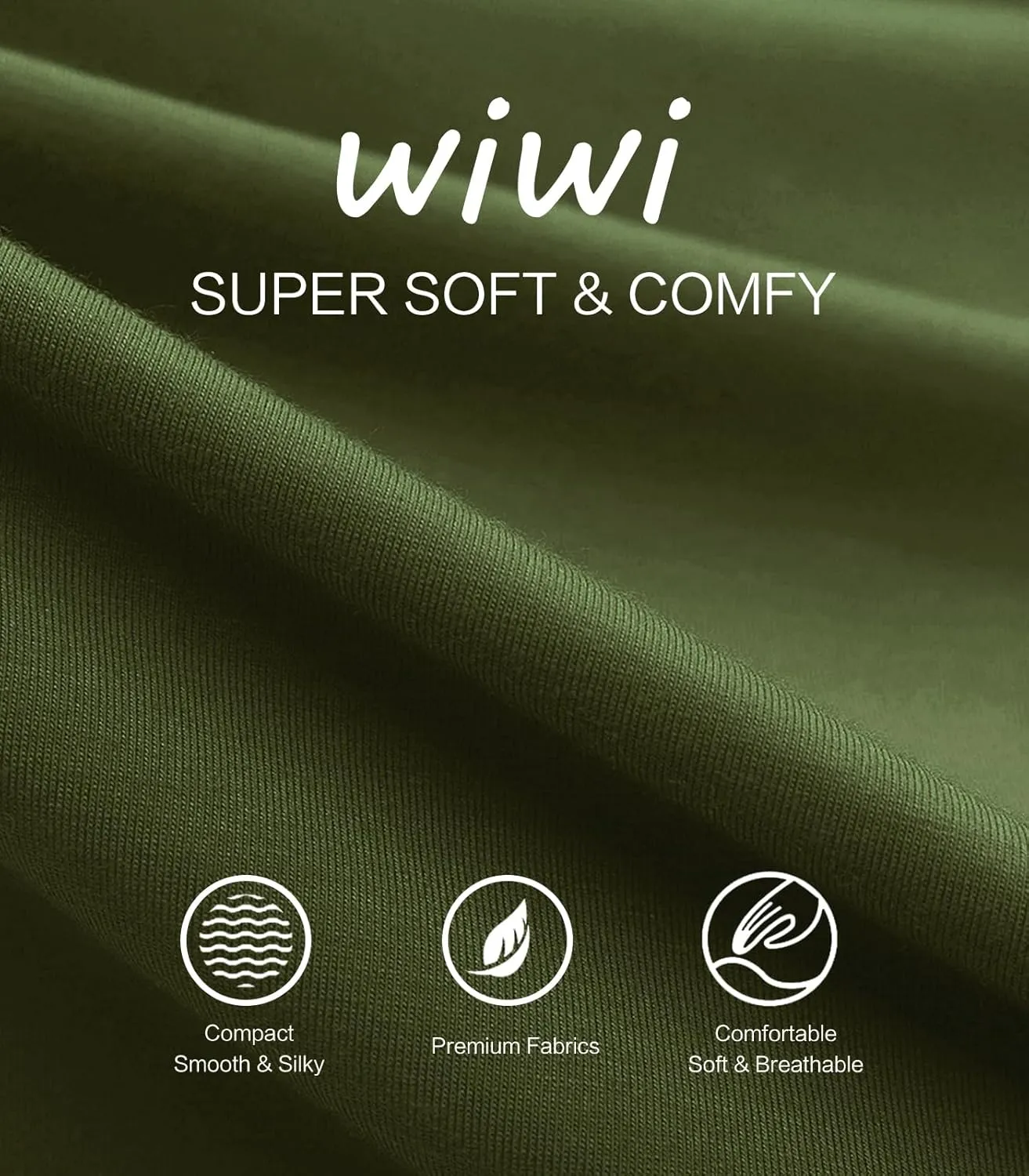 WiWi Viscose from Bamboo Soft Capri Yoga Loose Pants for Women High Waisted Comfy Pjs Capris Lounge Pajama Bottoms S-XXL