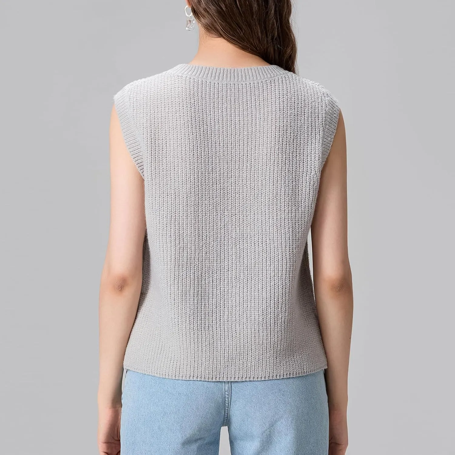 Women Button Down Going Out Trendy Tops Slim Fit Sleeveless Knitted Ribbed Sexy Vest Shirt Y2K Tank Tops
