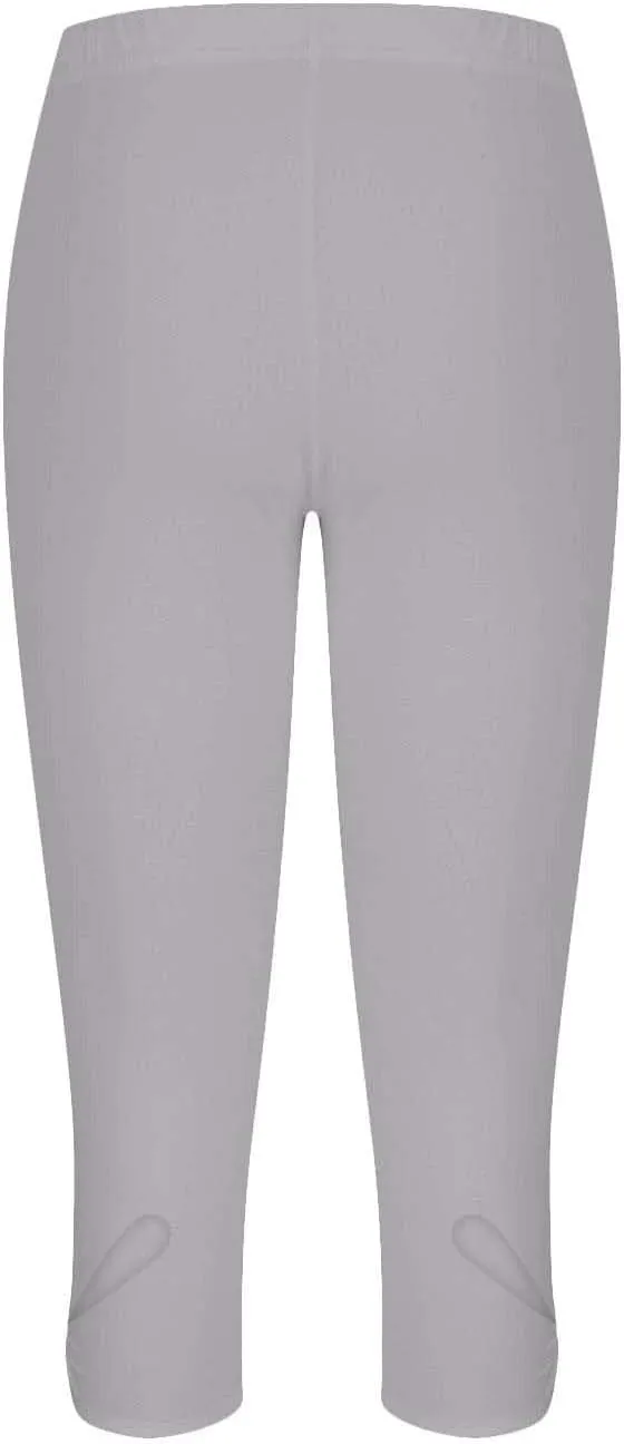 Women Capri Leggings 2025 Dressy Casual Summer Capris Comfy Knee Length Crop Pants Trendy Workout Compression Pants