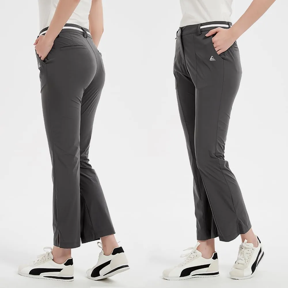 Women Golf Pants with Pockets Spring Summer 4-Way Stretch Lightweight Quick Dry Casual Pants Athletic UPF 50 