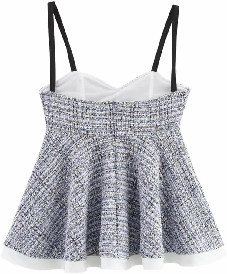 Women Sleeveless Backless Sexy Tanks Tops Casual Vest Solid Color Corset Camisole