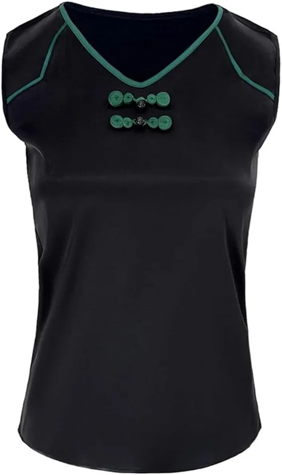 Women Spring Summer Fashion Tank Tops Patchwork Silk Satin Sleeveless Camisole Tops