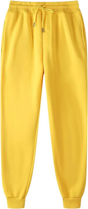 Womens Cargo Sweatpants Autumn and Winter Leisure Solid Color Hooded Sweater Pants with High Waisted Joggers Pants
