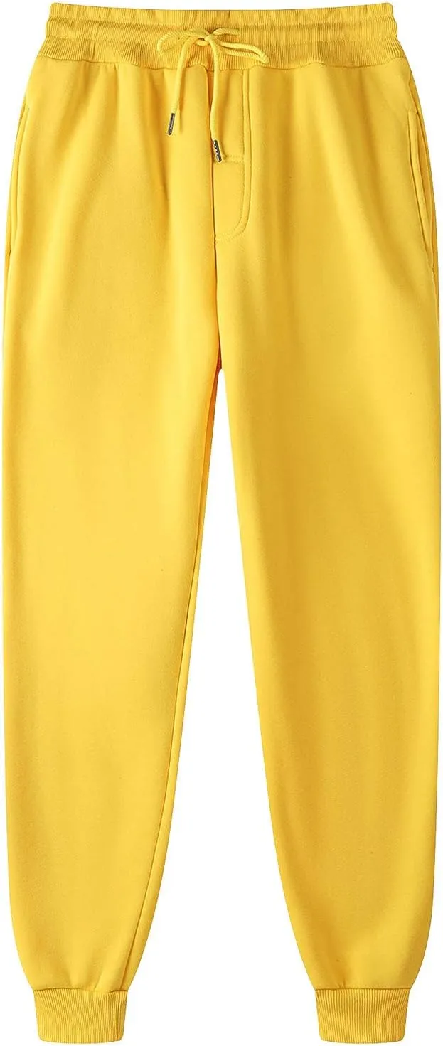 Womens Cargo Sweatpants Autumn and Winter Leisure Solid Color Hooded Sweater Pants with High Waisted Joggers Pants