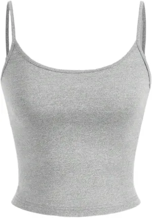 Womens Sleeveless Camisole Tank Tops Blouse Spaghetti Strap Fit Casual Camisole Tank Tops