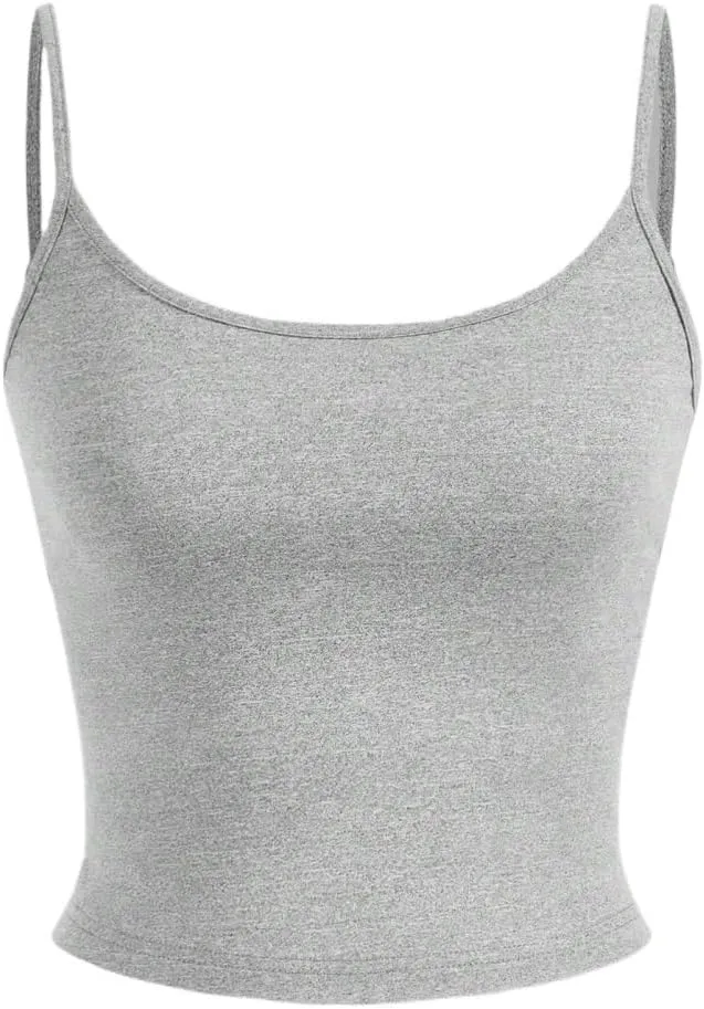 Womens Sleeveless Camisole Tank Tops Blouse Spaghetti Strap Fit Casual Camisole Tank Tops