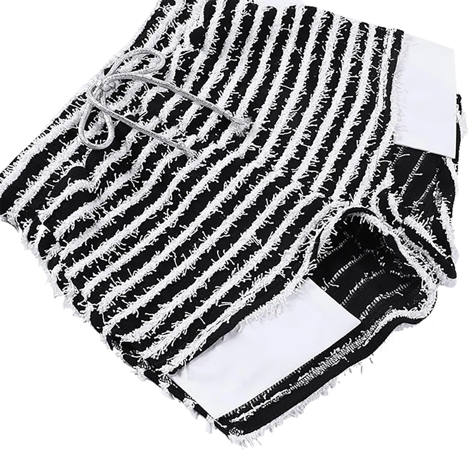 Womens Stacked Leggings High Waist Striped Skinny Bell Bottoms Pants Causal Sweatpants