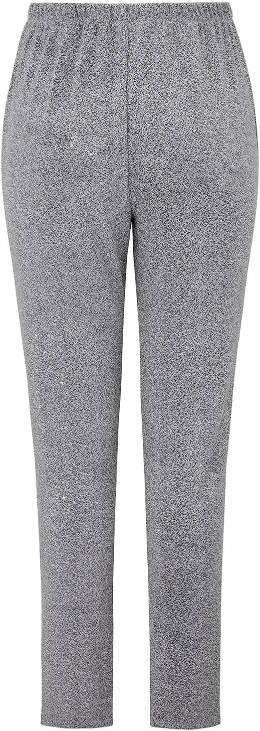 Women's Wide Leg Pants Women's High Waisted Sequin Loose Drape Wide Leg Pants Fashion Casual Bling Glitter Trousers
