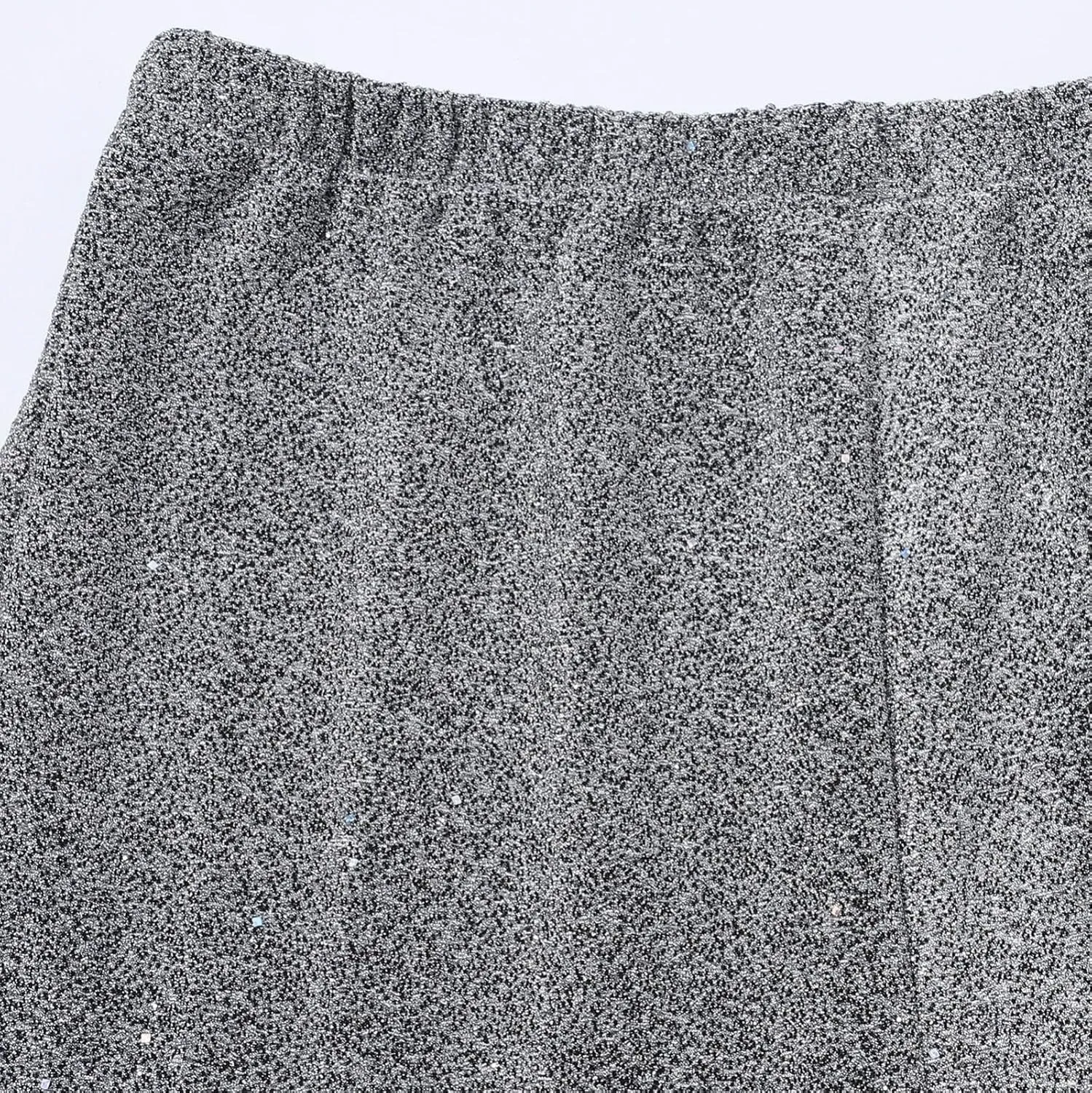 Women's Wide Leg Pants Women's High Waisted Sequin Loose Drape Wide Leg Pants Fashion Casual Bling Glitter Trousers
